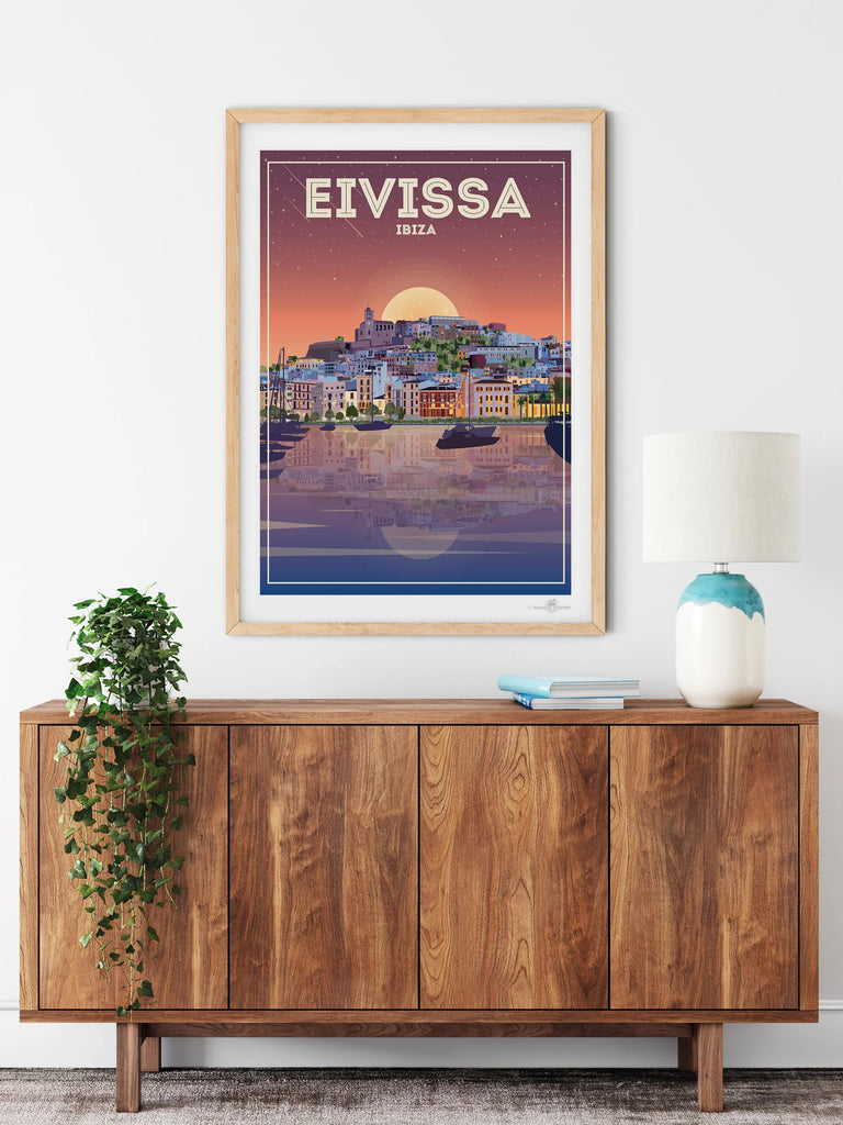 Paradise Posters, Discover the Charms of Ibiza Old Town