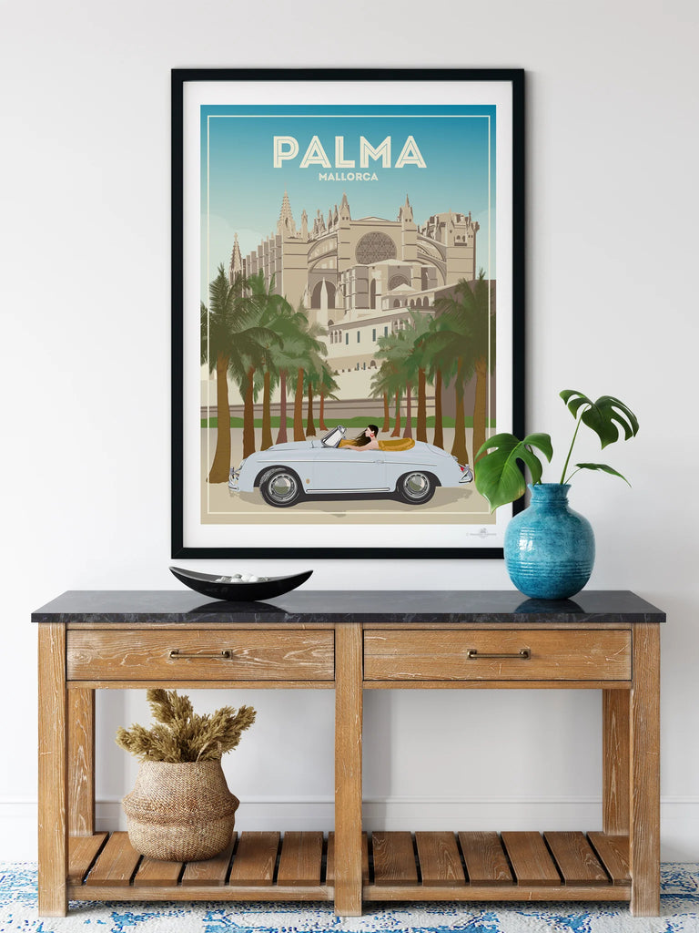 Palma Mallorca Travel poster print