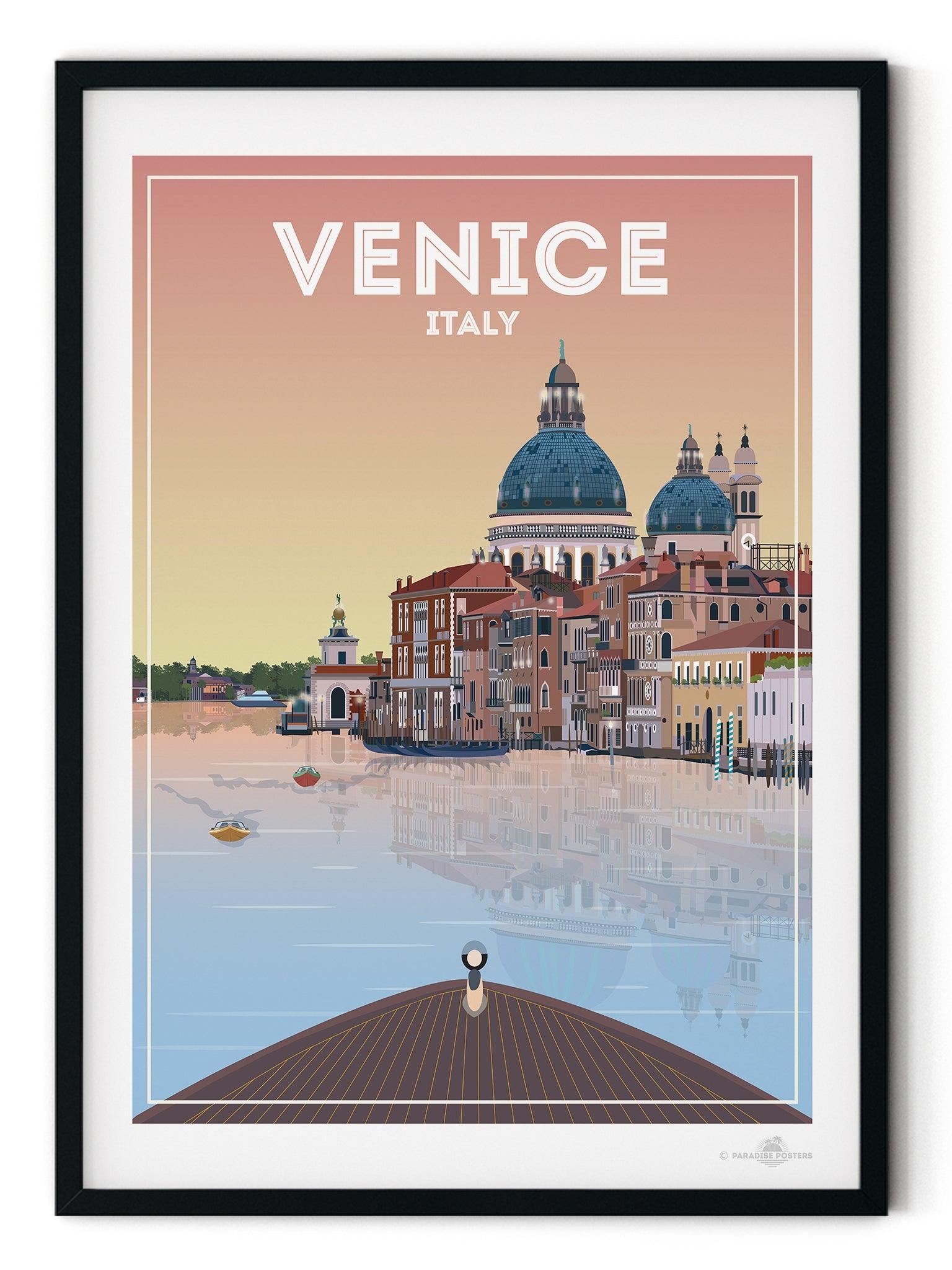 Venice Italy Travel Poster Print Europe Italy Venice