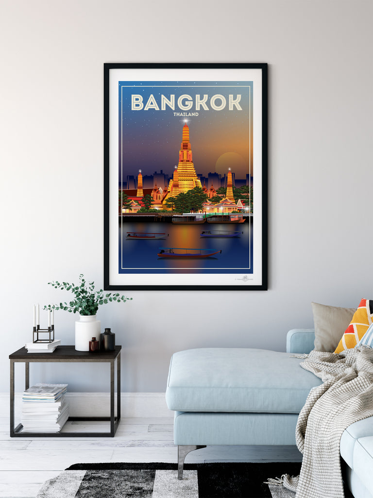 Bangkok Thailand poster print - Paradise Posters