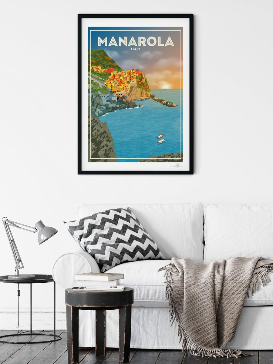 Manarola Italy Poster Print – Paradise Posters