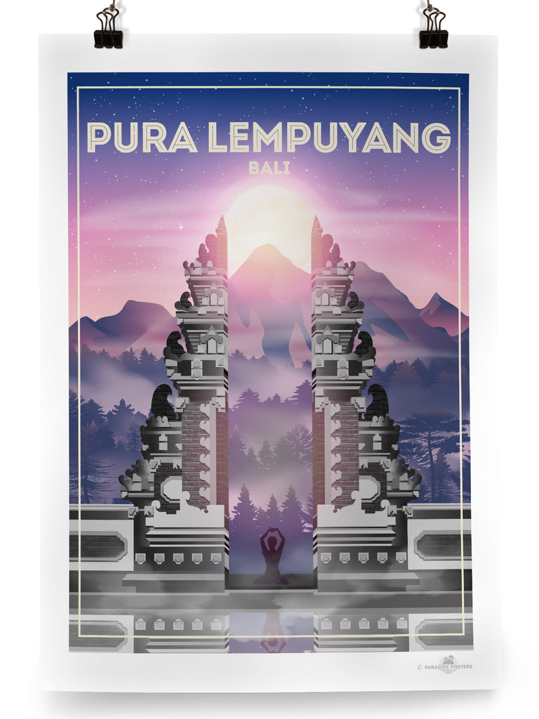Pura Lempuyang Bali poster print - Paradise Posters