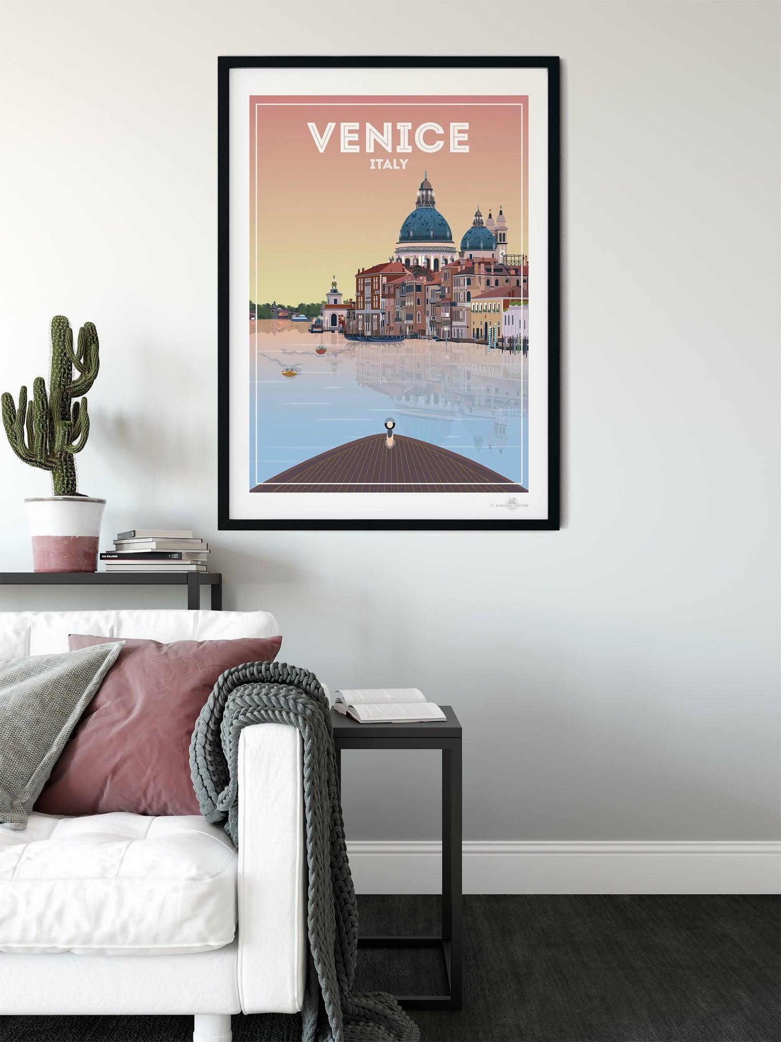 Venice Italy Travel Poster Print Europe Italy Venice