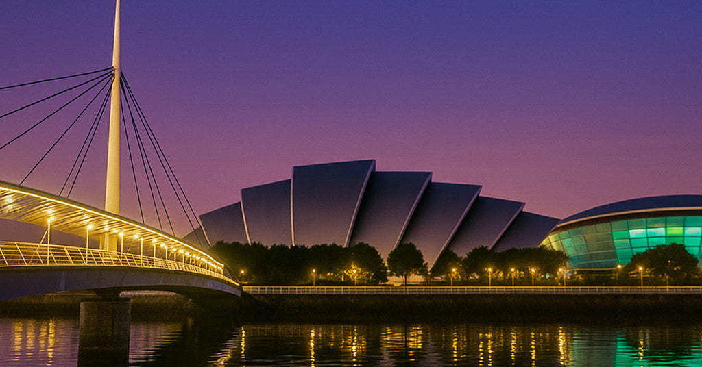 Celebrate Glasgow’s Modern Majesty with Our New Travel Poster Print