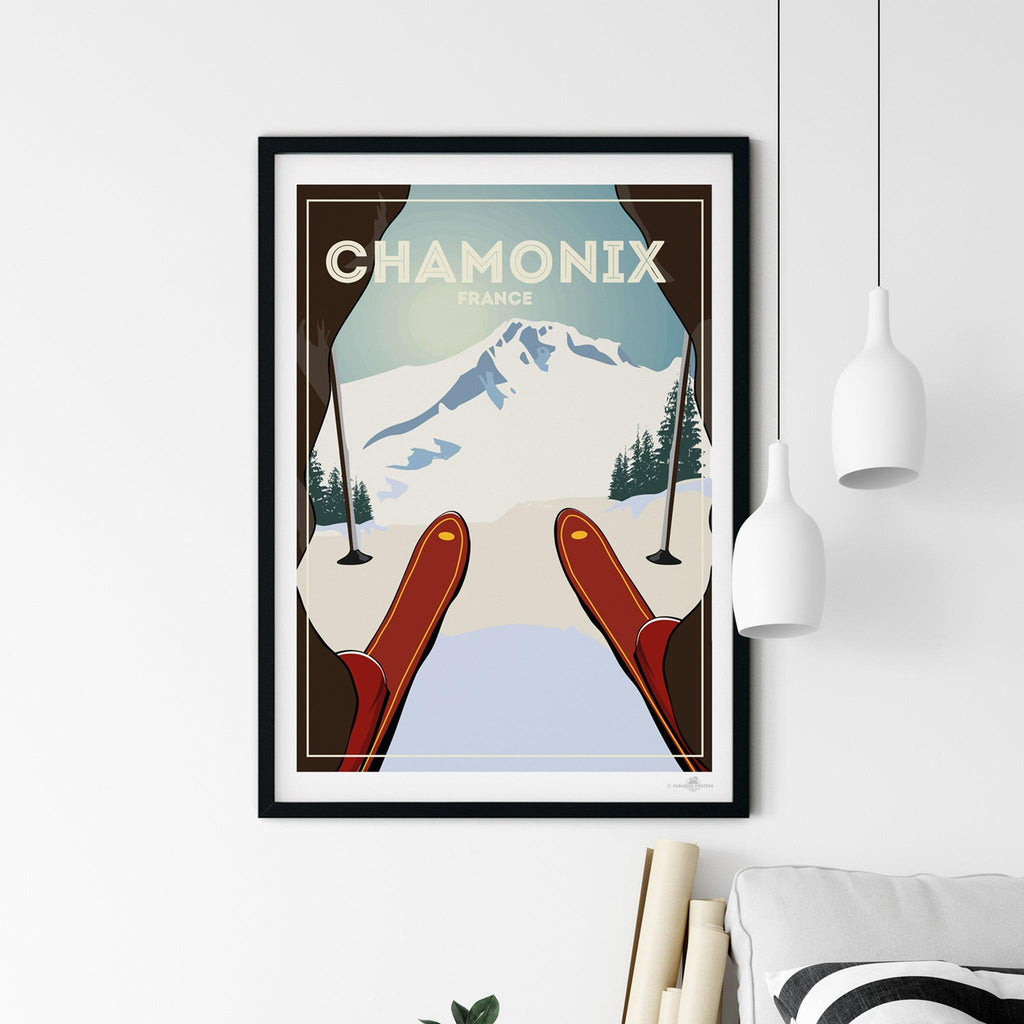 Retro Ski Travel Posters