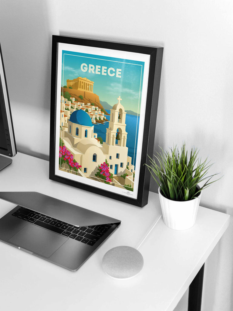 Greece Travel Poster Print Europe Greece new