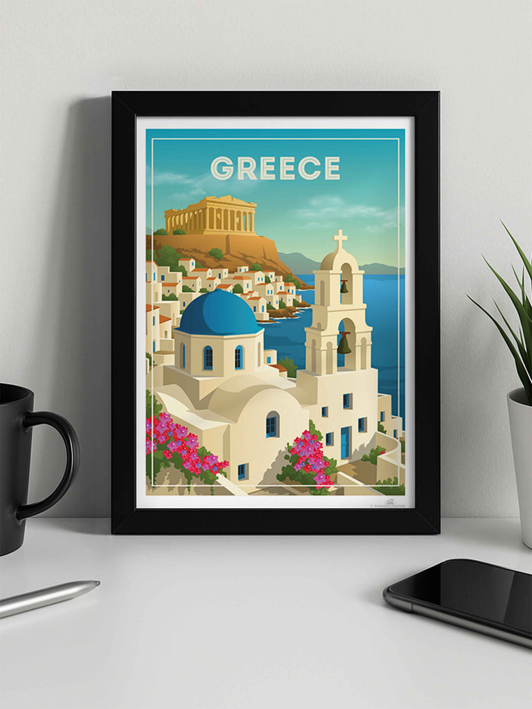 Greece Travel Poster Print Europe Greece new