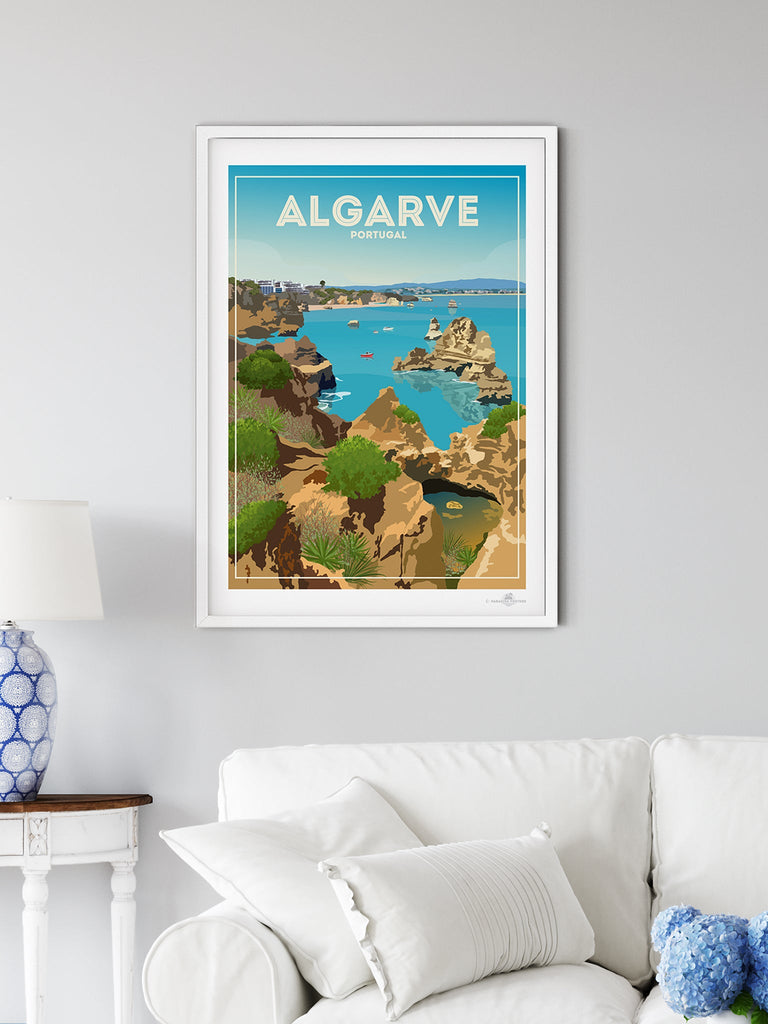 Algarve Portugal Poster Print Algarve Europe Portugal