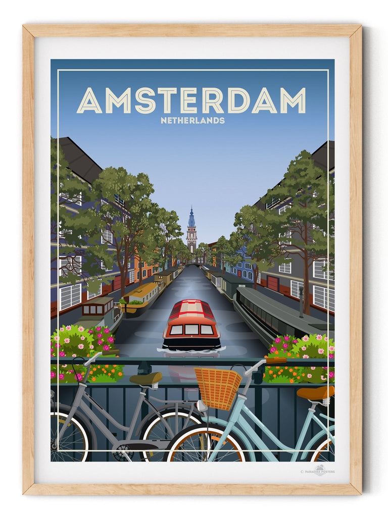 Amsterdam Netherlands Poster Print hello