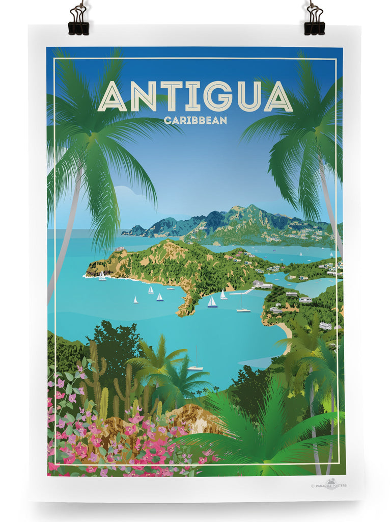 Antigua Caribbean Poster Print Antigua Caribbean