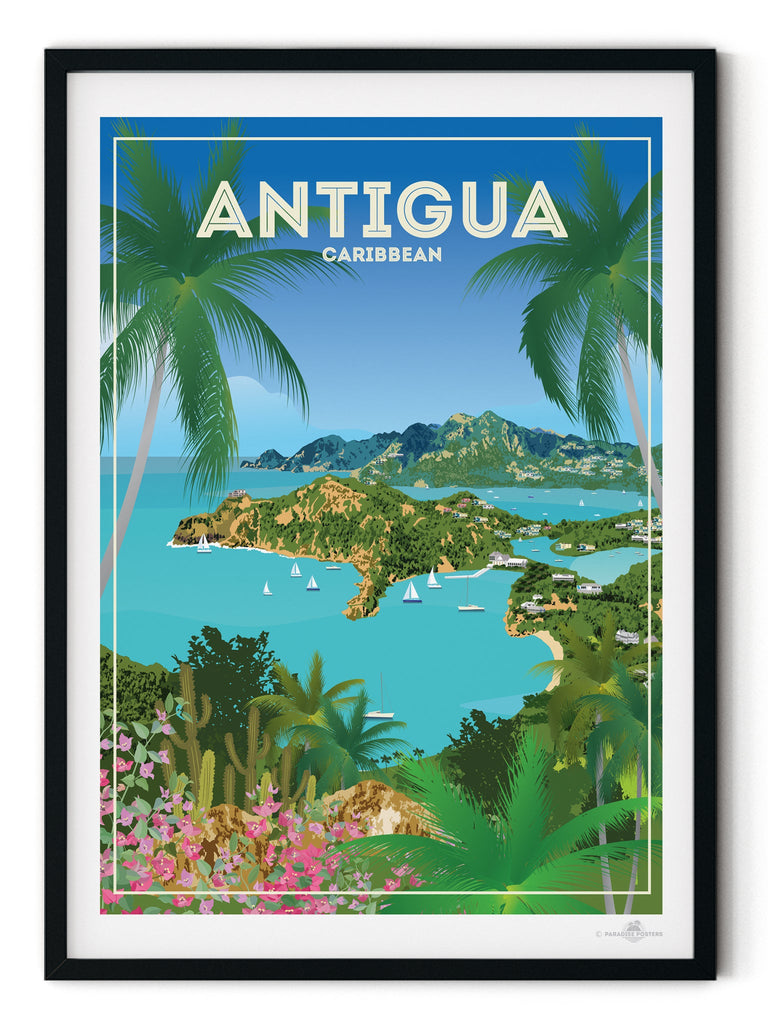 Antigua Caribbean Poster Print Antigua Caribbean