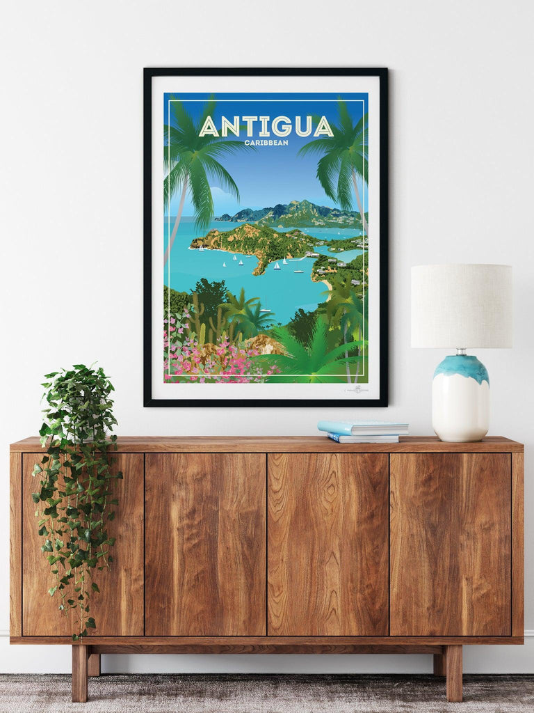 Antigua Caribbean Poster Print Antigua Caribbean