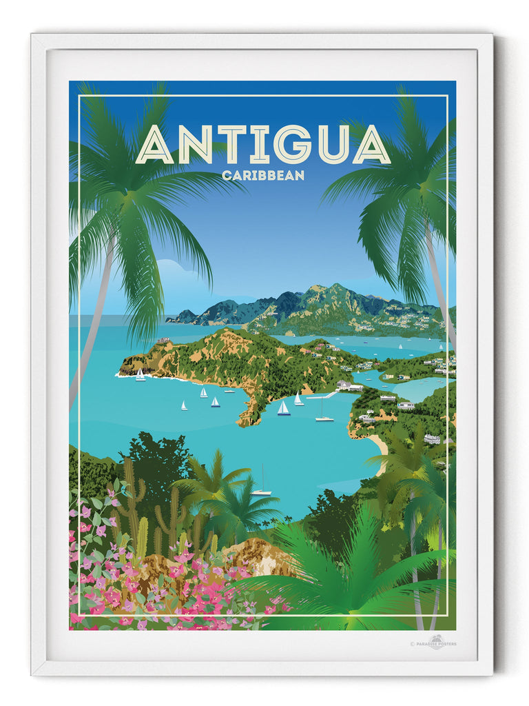 Antigua Caribbean Poster Print Antigua Caribbean