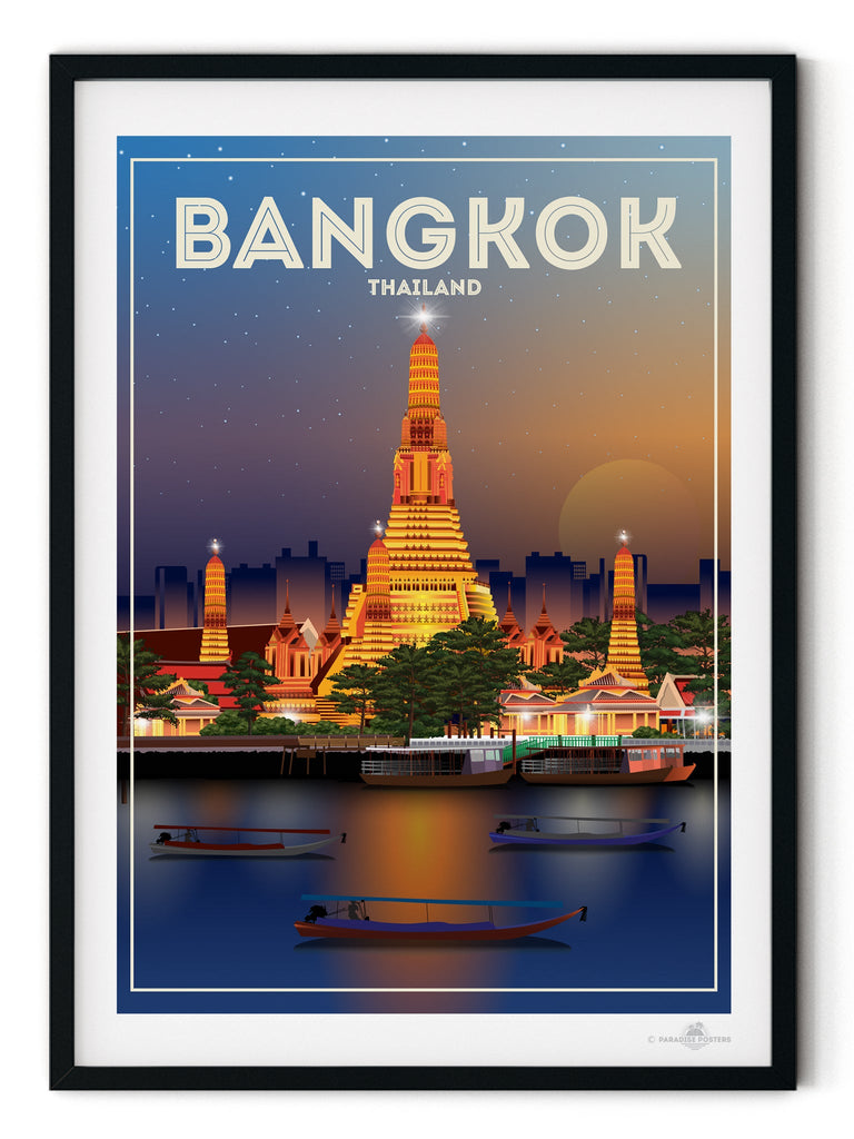 Bangkok Thailand Poster Print Bangkok Thailand