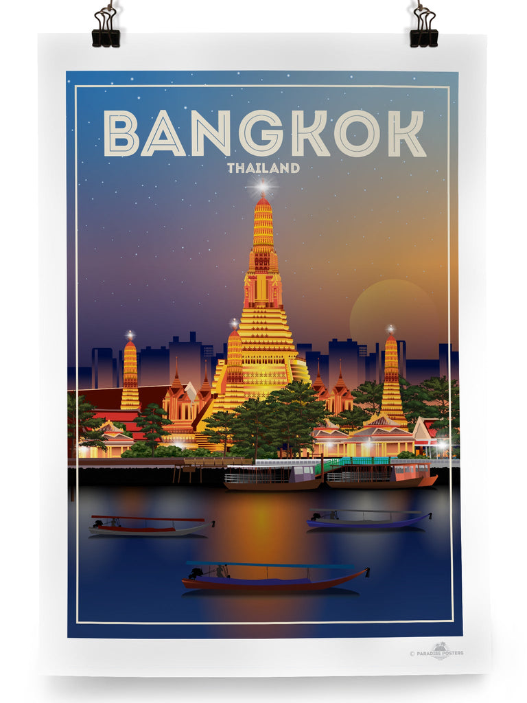 Bangkok Thailand Poster Print Bangkok Thailand