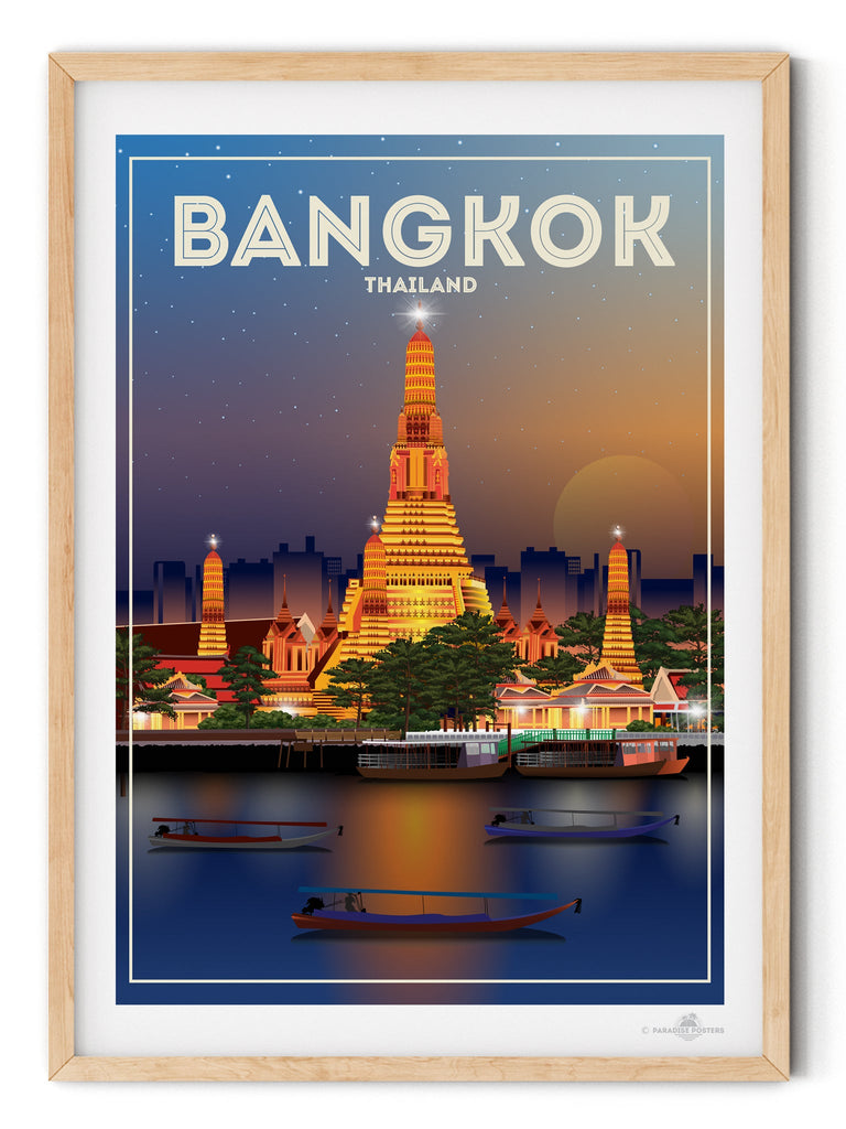 Bangkok Thailand Poster Print Bangkok Thailand