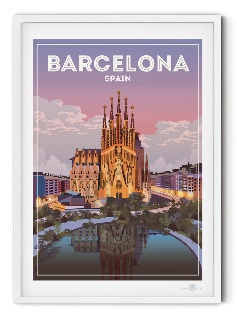 Barcelona Spain Poster Print Barcelona Spain