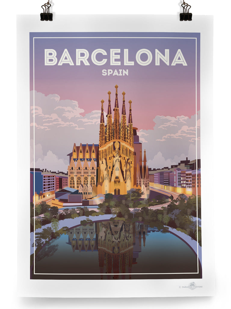 Barcelona Spain Poster Print Barcelona Spain