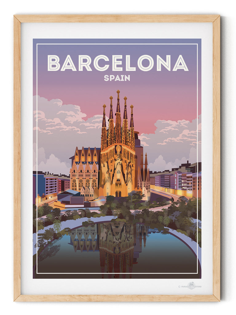 Barcelona Spain Poster Print Barcelona Spain