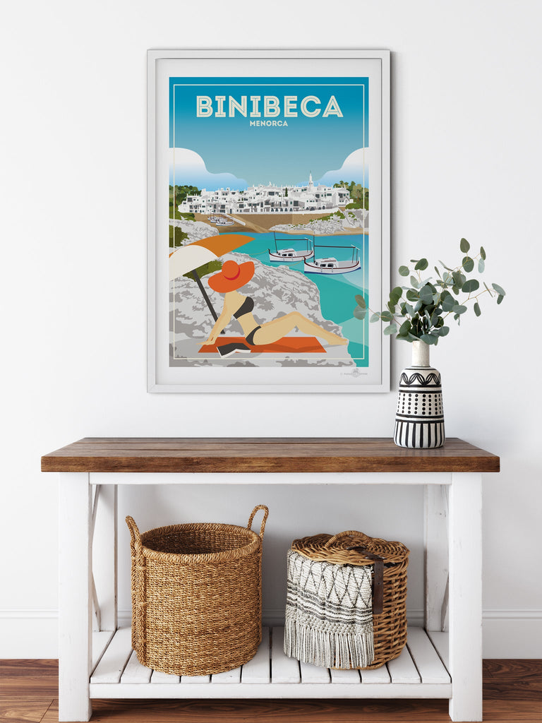 Binibequer Menorca Poster Print Binibequer Menorca Spain