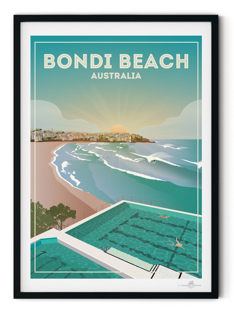 Bondi Beach Australia Poster Print Australia Bondi Beach