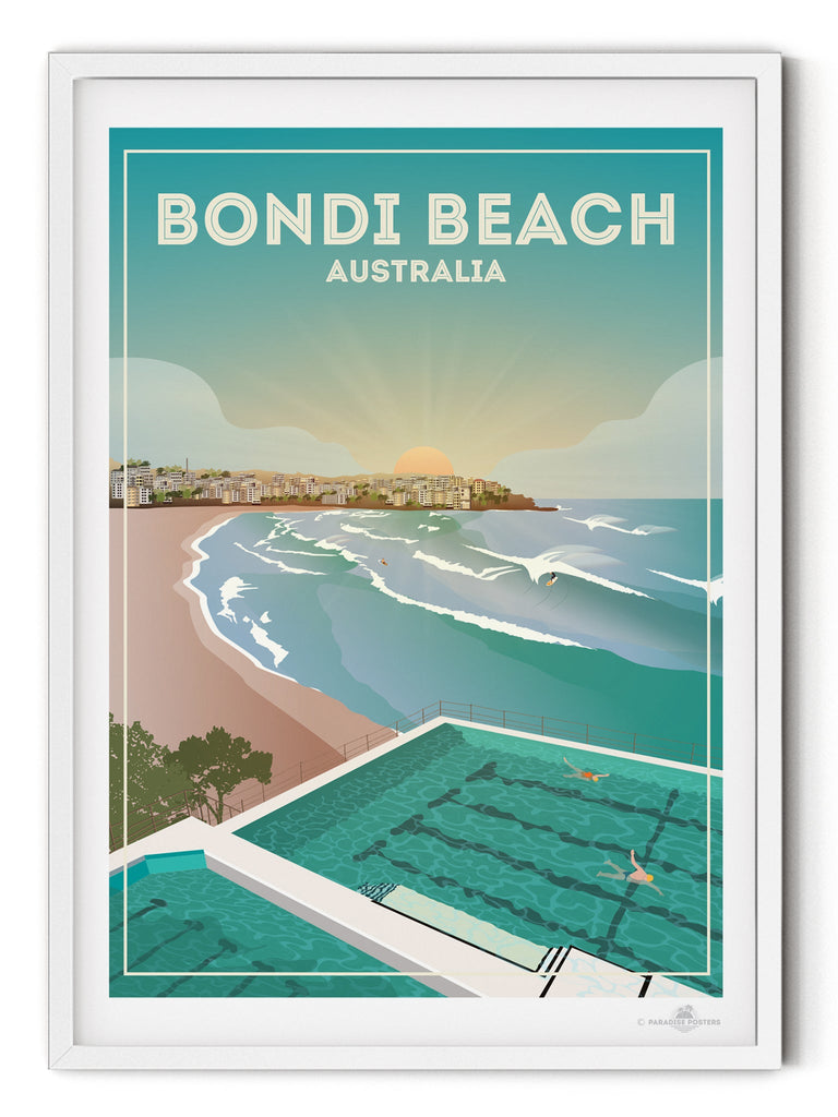 Bondi Beach Australia Poster Print Australia Bondi Beach