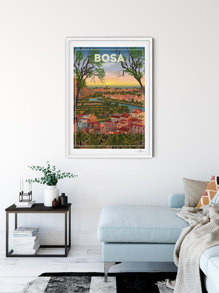 Bosa Sardinia Poster Print Bosa Sardinia