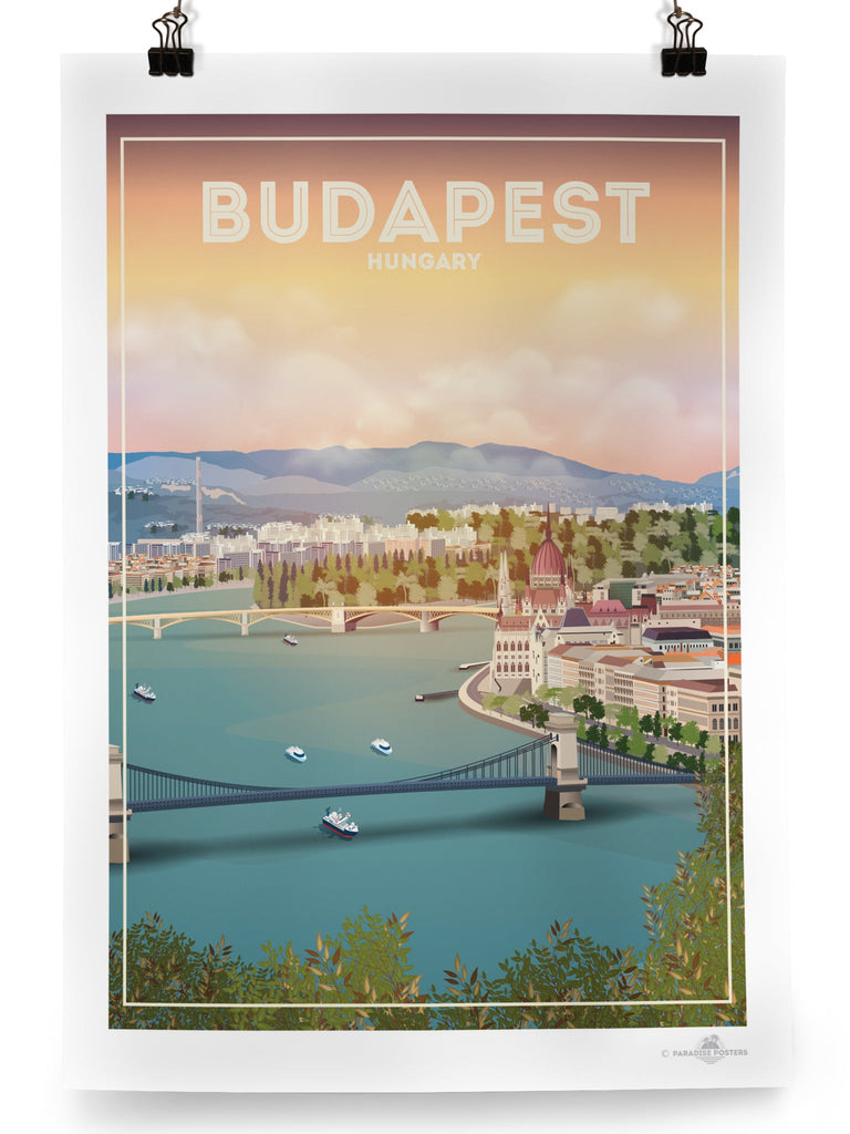 Budapest Hungary Poster Print Budapest hello Hungary