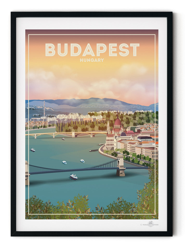 Budapest Hungary Poster Print Budapest hello Hungary