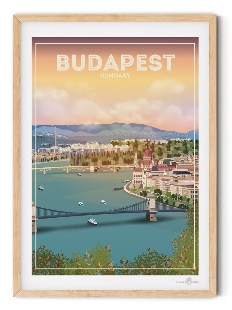 Budapest Hungary Poster Print Budapest Hungary