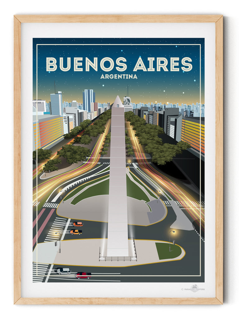 Buenos Aires Argentina Poster Print Argentina Buenos Aires south america