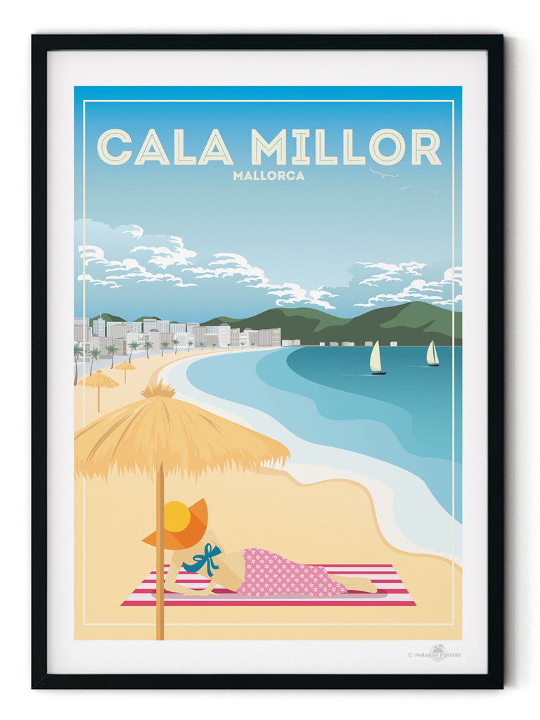 Cala Millor Mallorca Poster Print Cala Millor Majorca Spain