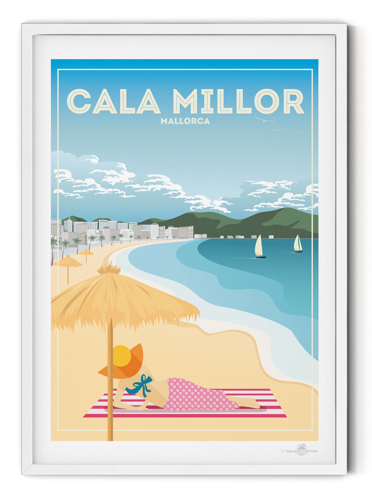 Cala Millor Mallorca Poster Print Cala Millor Majorca Spain