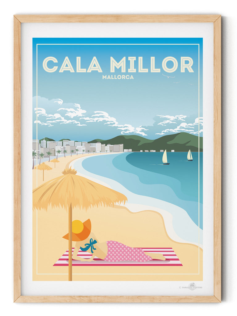 Cala Millor Mallorca Poster Print Cala Millor Majorca Spain