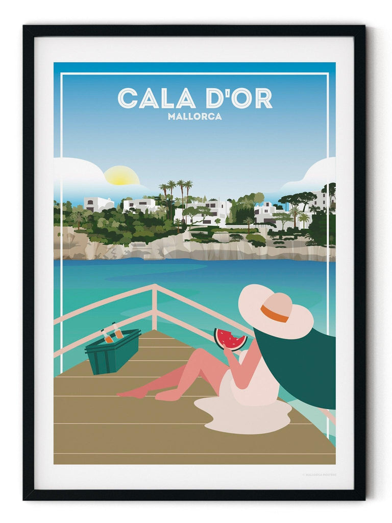 Cala D'or Mallorca Poster Print Majorca Retro Spain