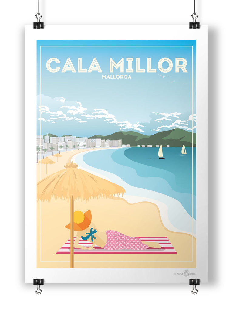 Cala Millor Mallorca Poster Print Cala Millor Majorca Spain