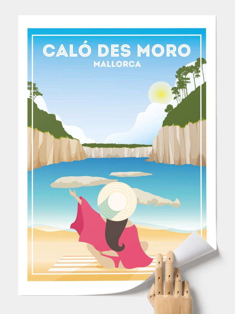 Caló Des Moro Mallorca Poster Print Majorca Spain