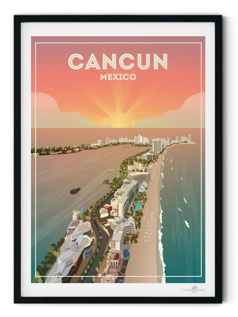 Cancun Mexico Poster Print Cancun Mexico north america