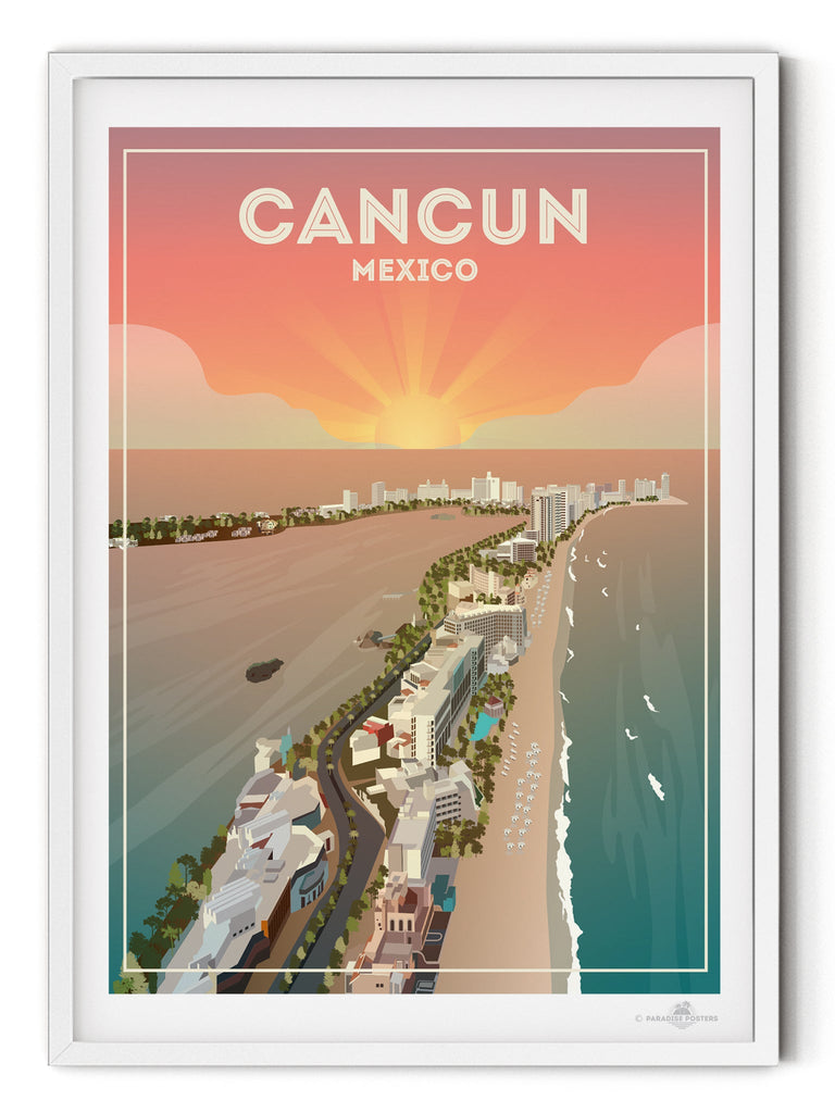 Cancun Mexico Poster Print Cancun Mexico north america