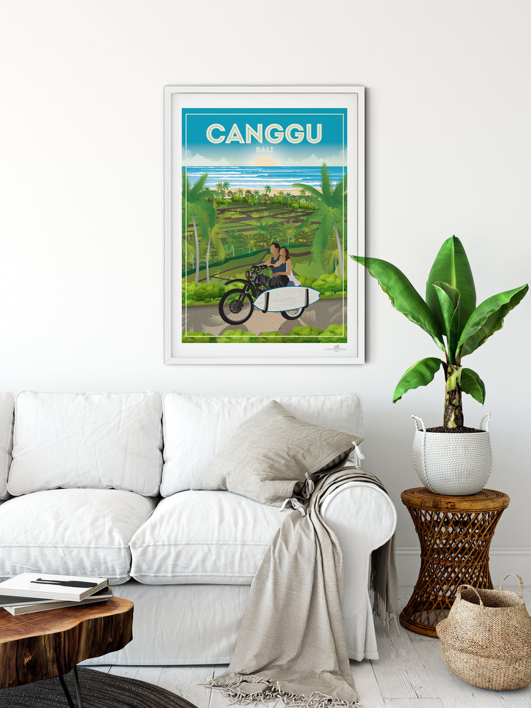 Canggu Bali Poster Print Bali Canggu