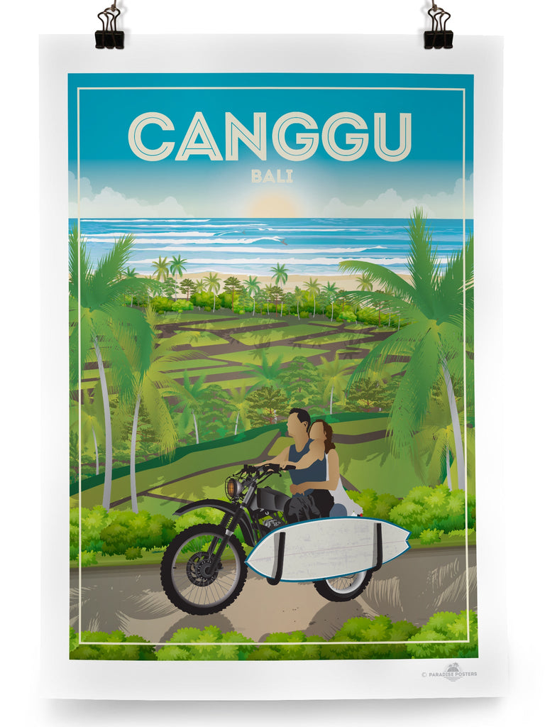 Canggu Bali Poster Print Bali Canggu