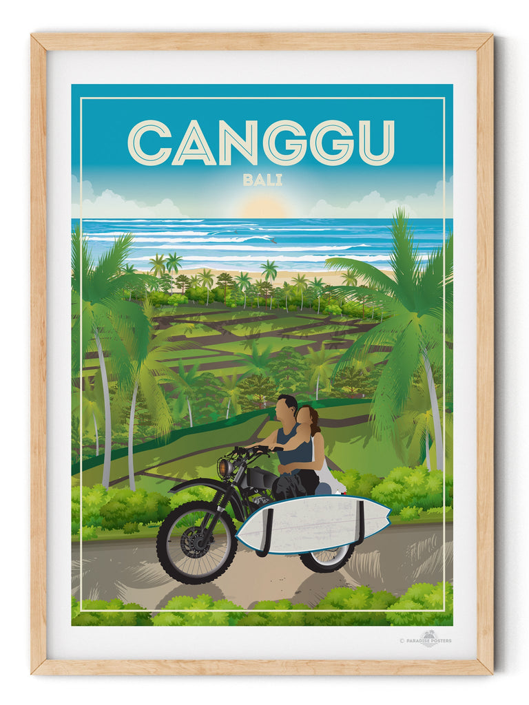 Canggu Bali Poster Print Bali Canggu