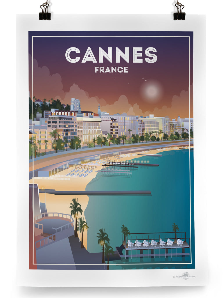 Cannes France Poster Print Cannes France