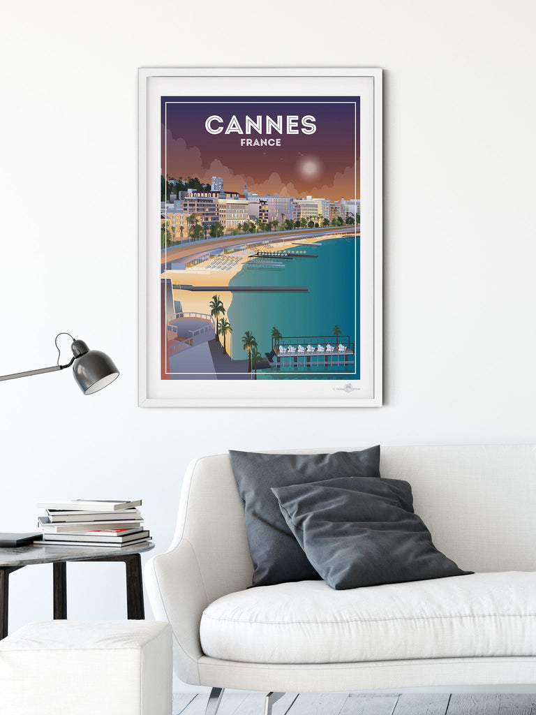 Cannes France Poster Print Cannes Europe France