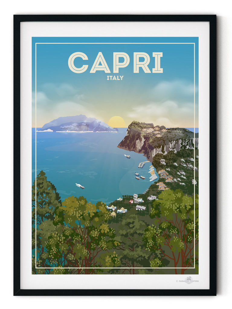 Capri Italy Poster Print Capri Europe Italy