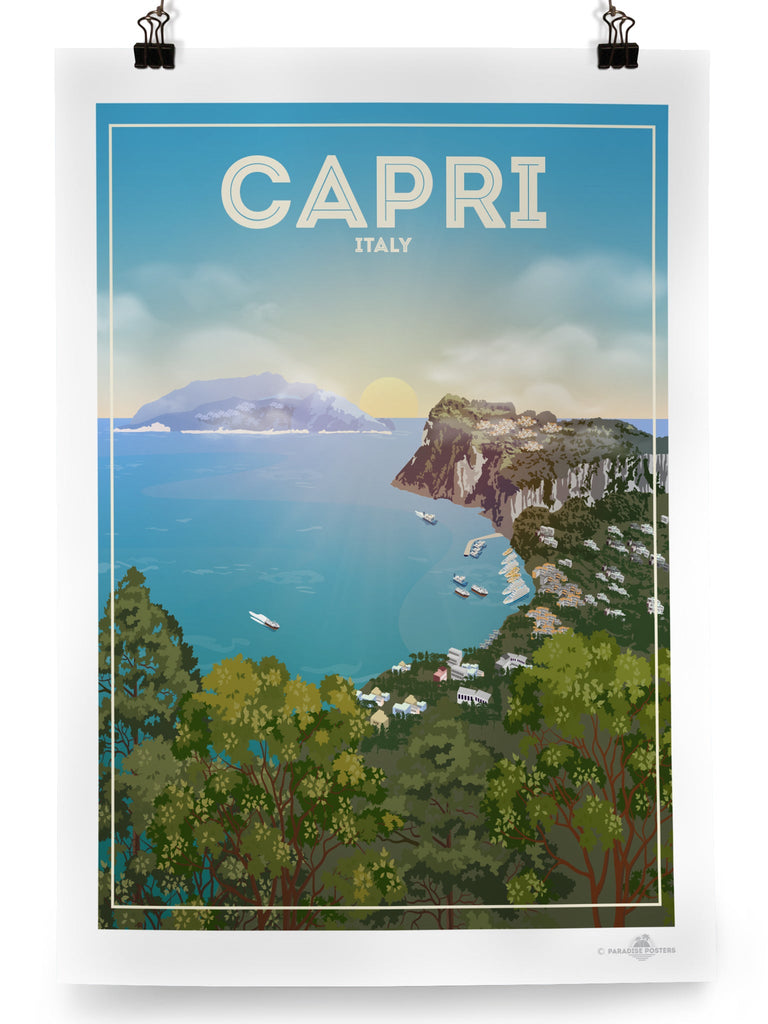 Capri Italy Poster Print Capri Europe Italy