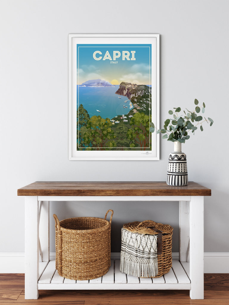 Capri Italy Poster Print Capri Europe Italy