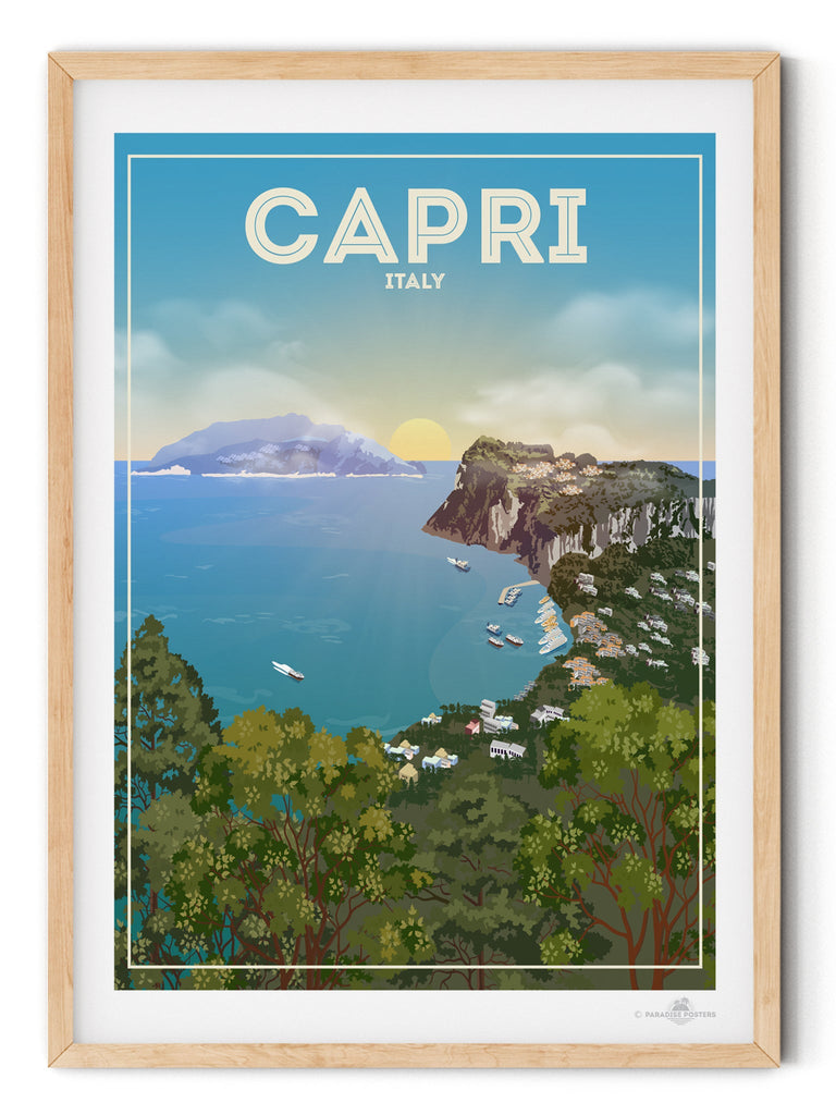 Capri Italy Poster Print Capri Italy