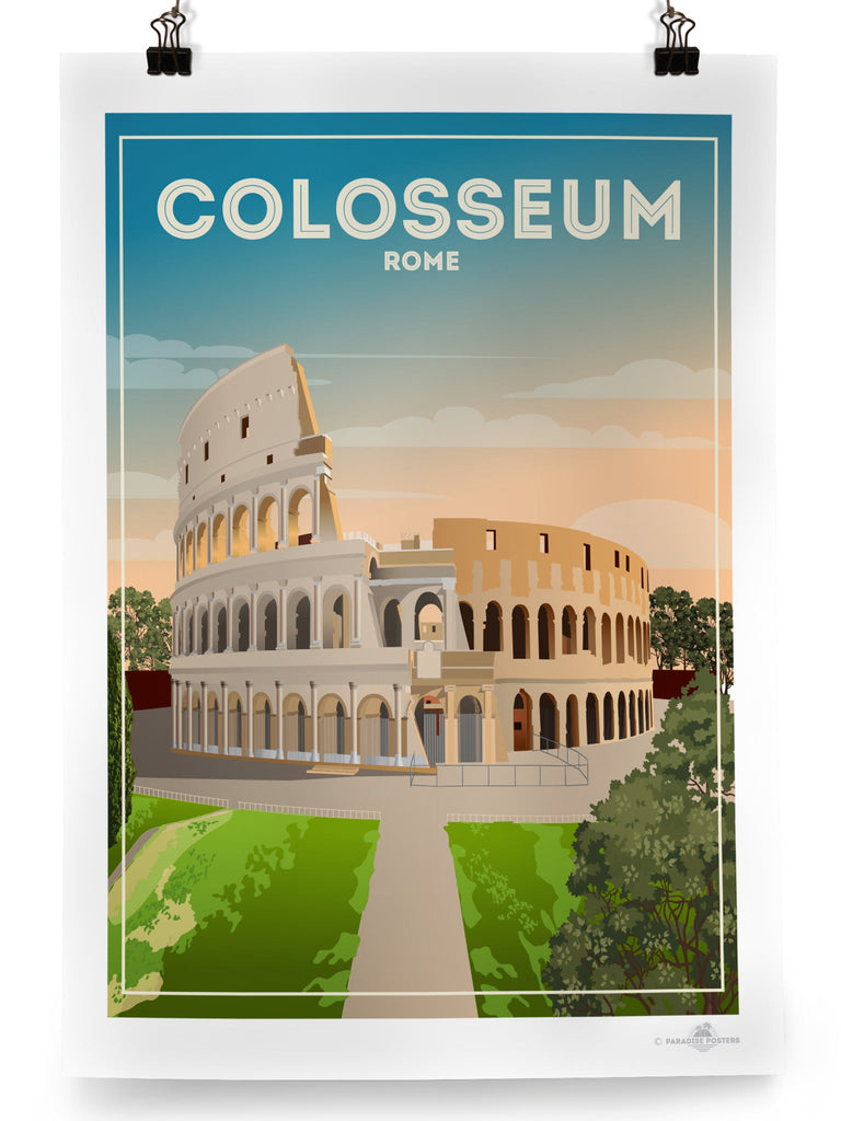 Colosseum Rome Poster Print Colosseum Italy Rome