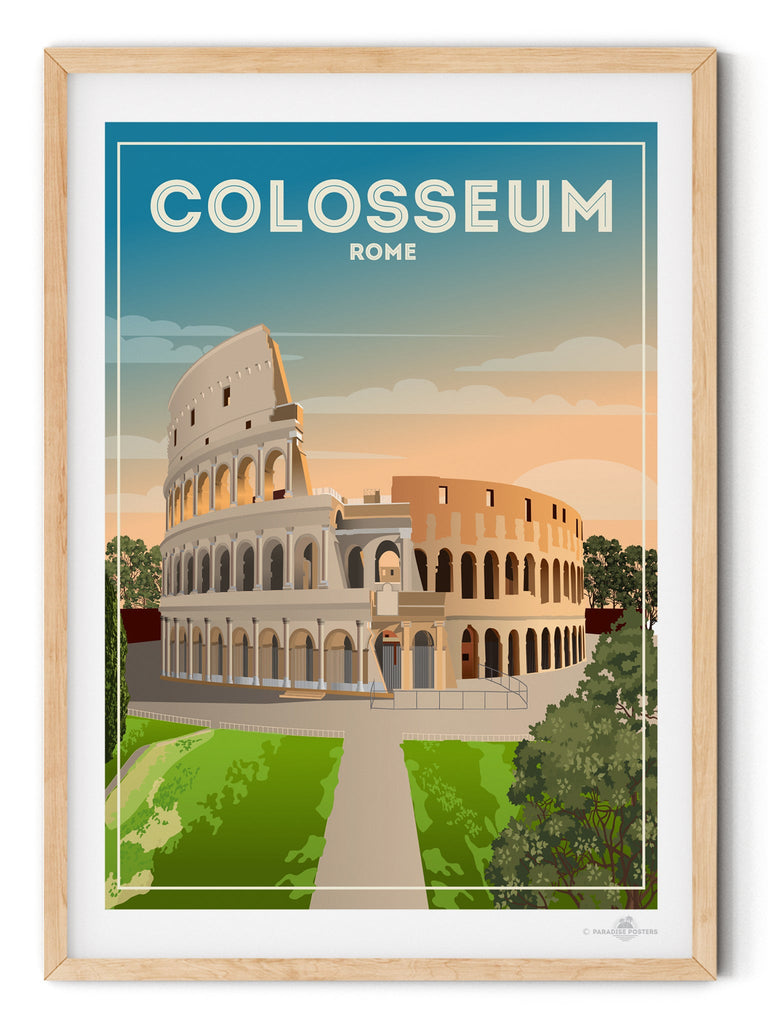 Colosseum Rome Poster Print Colosseum Italy Rome